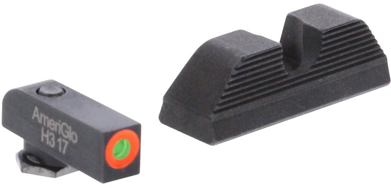 Ameriglo Protector Sight Glock Green Tritium Orange Outline