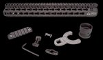 BCM KMRA13556BK KMR Alpha Handguard 13 Inch Keymod Aluminum Anodized Black AR-15