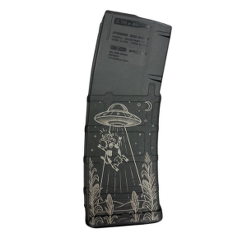 BattleHawk Armory Custom Lasered Alien Abduction 30rd AR-15 Magazine