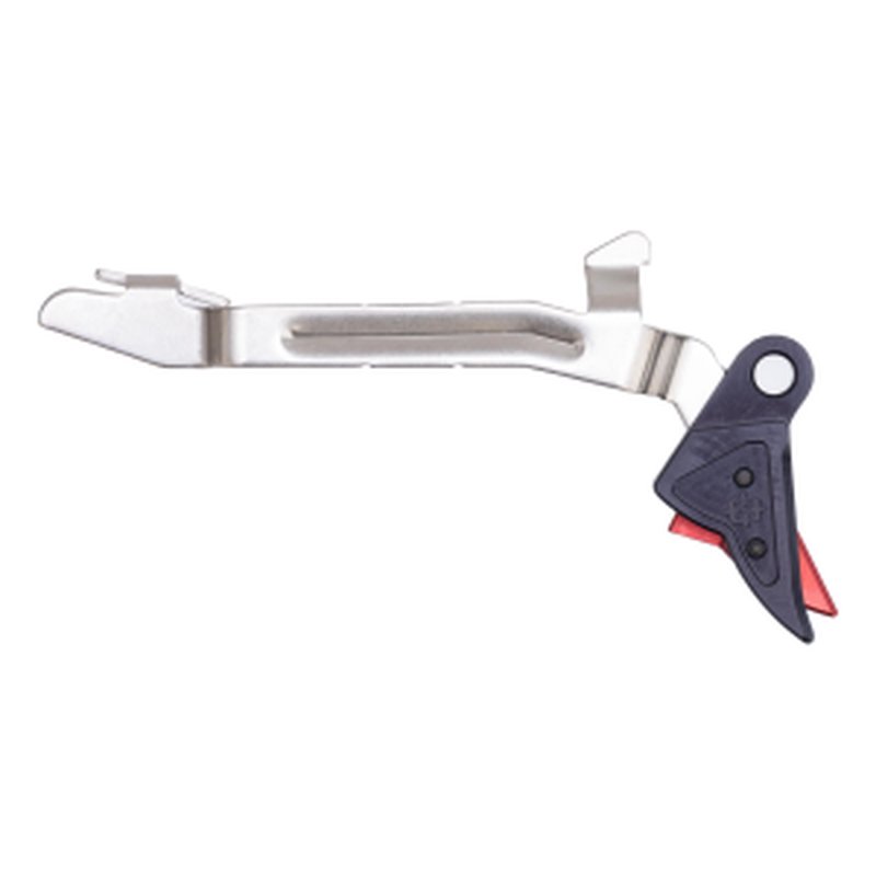 Cross Armory CRG5TB Trigger Fits Glock Gen 5 With Bar - Black With Red Safety