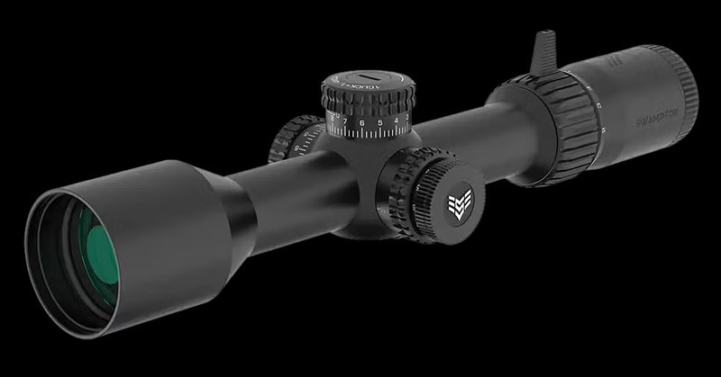 Swampfox 2-12x44mm FFP Illuminated Recce Mil Reticle riflescope
