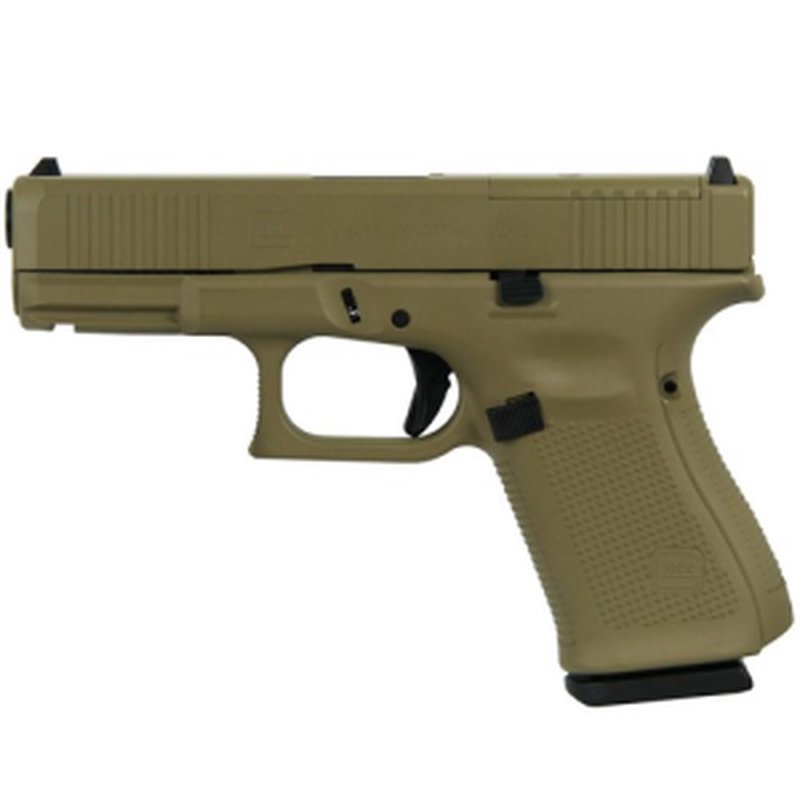 Glock G19 Gen 5 MOS 9mm 4.02 in 15rd Optic Ready Pistol (FDE)