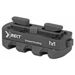 Kinetic Development Group Kinect MLOK 3-Slot Picatinny Rail Section Black