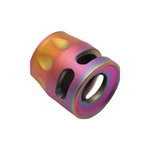 True Precision S-Type Micro Compensator 1/2-28, Spectrum - Multi-Color Compensator for Unique Per