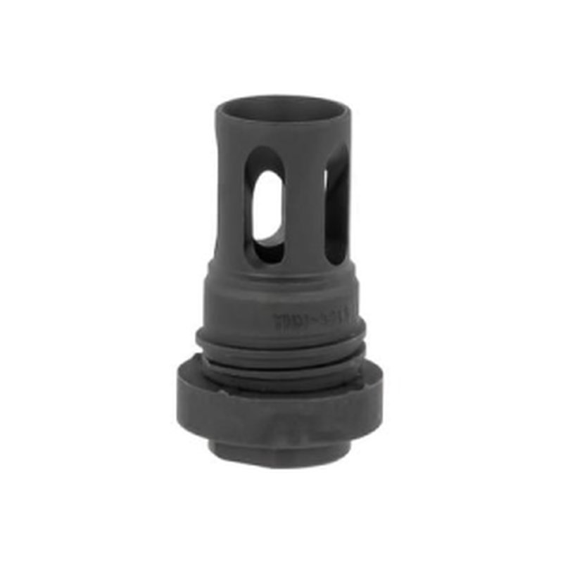 Yankeehill Mini QD Flash Hider Black Phosphate Steel with 1/2"-36 tpi Threads & 2.13" OAL for 5.56x45mm NATO AR-Platform