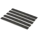 Bravo Company 5.5" KeyMod Rail Panel Kit (5-Pack) - Black