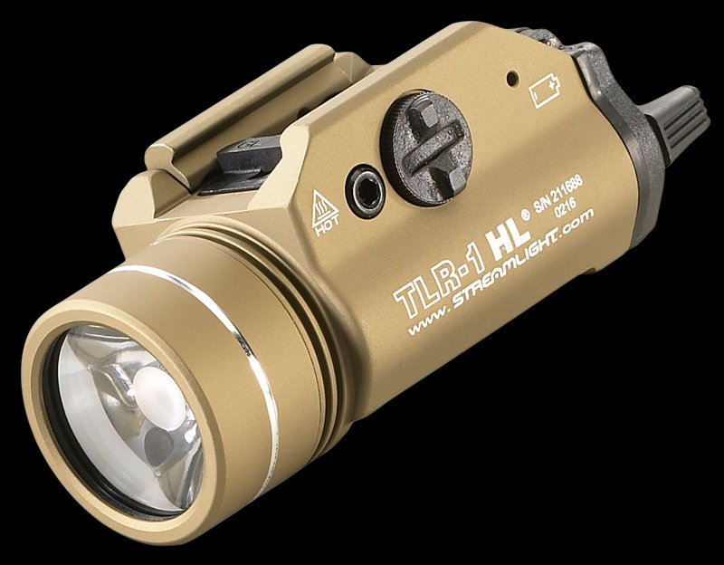 Streamlight TLR-1 HL Rail-Mounted Tactical Light 1000 Lumens Flat Dark Earth
