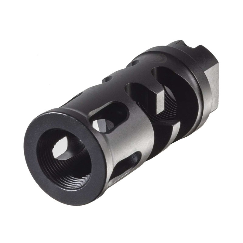 Primary Weapons Systems Mod 2 FSC47 Flash Suppressing Compensator M14x1mm LH, Black