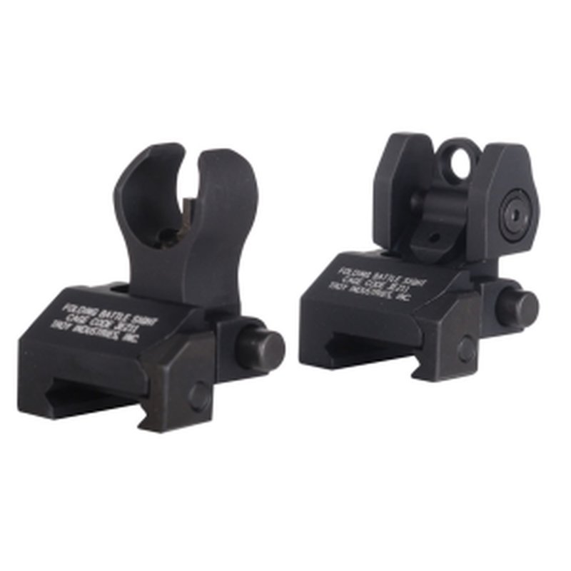 Troy Industries Micro Battle Sight HK Style AR-15 Sight Set Black