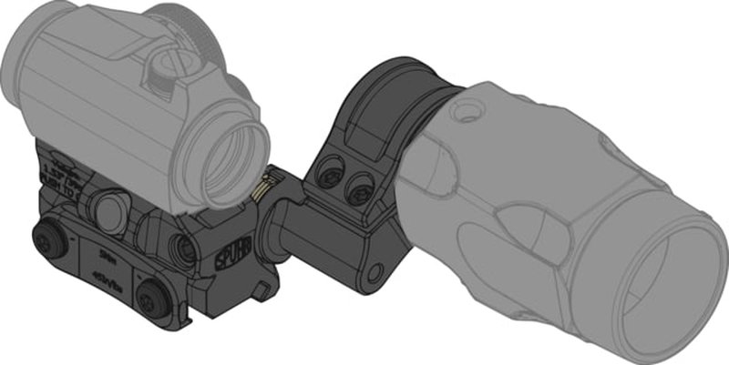 Spuhr Aimpoint T-2/Comp M5 Magnifier Mount