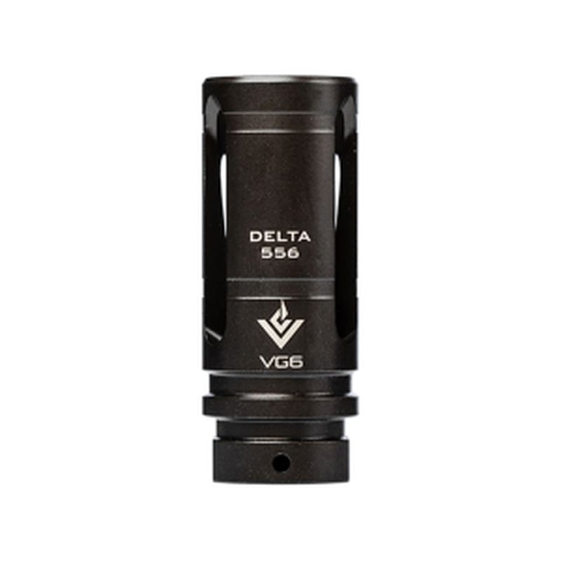 VG6 Precision Delta Flash Hider 5.56mm 1/2-28 Thread Stainless Steel Nitride
