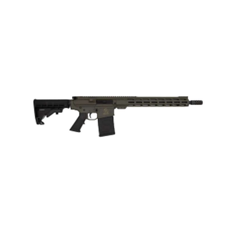 GLFA AR10 Rifle .243 Winchester 24 Inch Stainless Barrel OD Green
