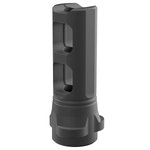 Breek Arms BRK4311 Breek LOK 3QD Gemini Dual-Port Muzzle Brake 5/8x24 Black Nitride 30 Cal