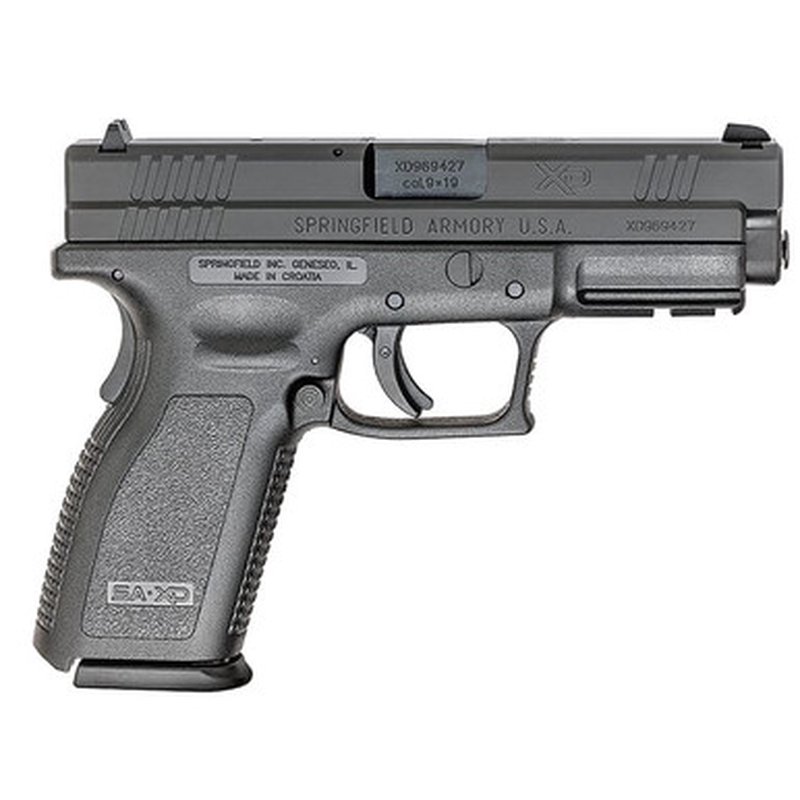 Springfield Armory XD 9mm Service Pistol 4-Inch Black XD9101HC