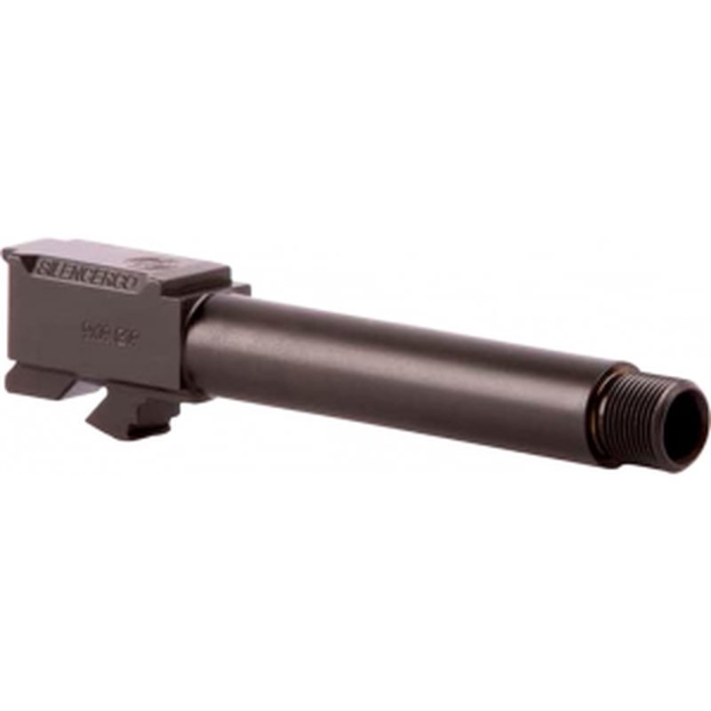 SilencerCo AC864 Glock 17 9mm Threaded Barrel 4.48" 1/2-28 RH Black Nitride