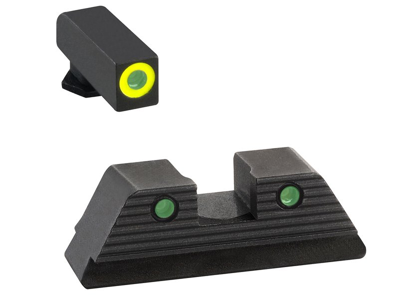 Ameriglo GL-821 Trooper Sight Set Glock Gen5 9mm/40 S&W Front & Rear Sights