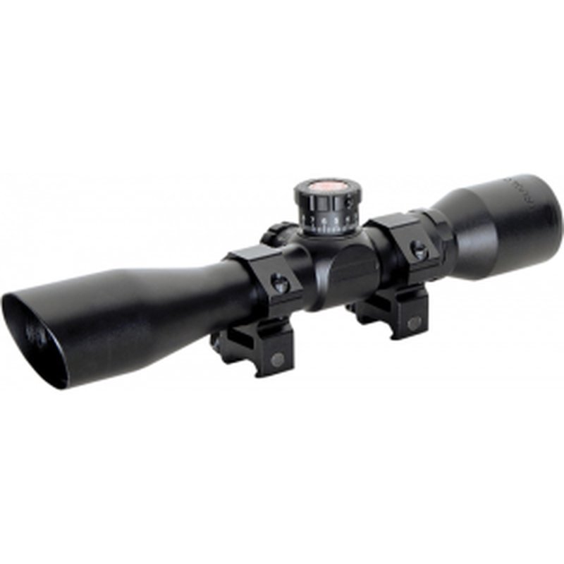 TruGlo TG8504BT Tru-Brite 4x32 Scope with 1" Tube, Mil-Dot Reticle, Black