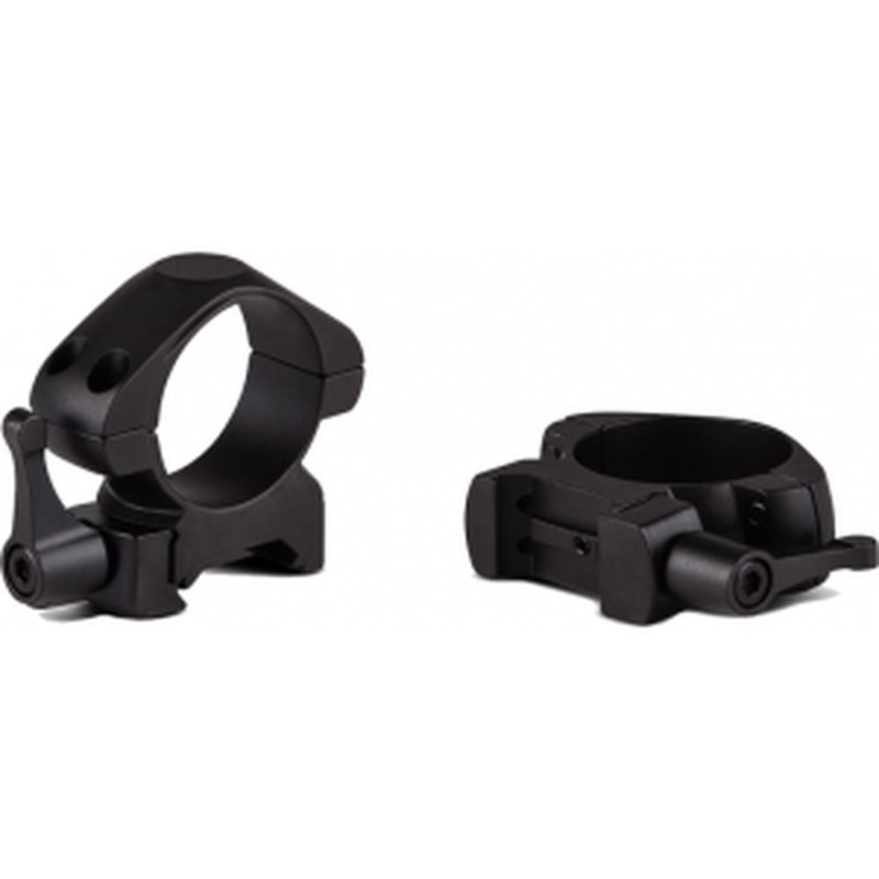 Konus 7407 Scope Ring Set Quick Release For Rifle Picatinny/Weaver Medium 1" Tube Matte Black Steel