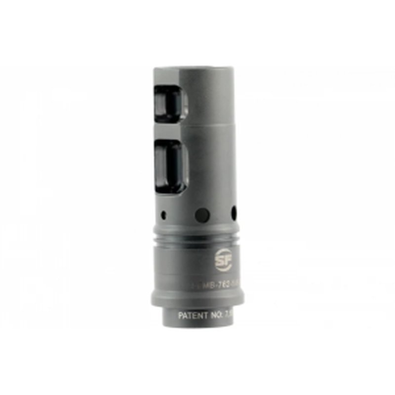 SureFire SFMB762 Suppressor Adapter Muzzle Brake 7.62mm 5/8-24 Threaded Stainless Steel