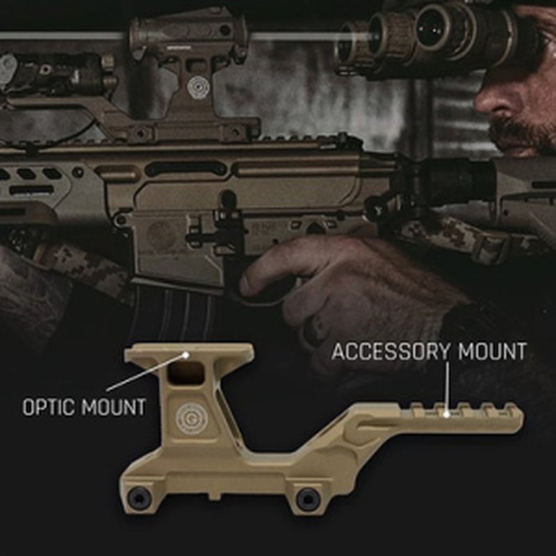 GBRS Group HYDRA V2 Dual Optic Mount Kit for Aimpoint Micro T2 FDE