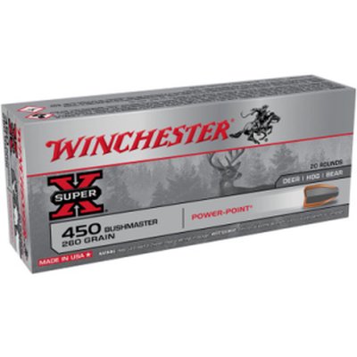 Winchester X4501 Super X .450 Bushmaster 260 gr Power-Point PP 20rd Box