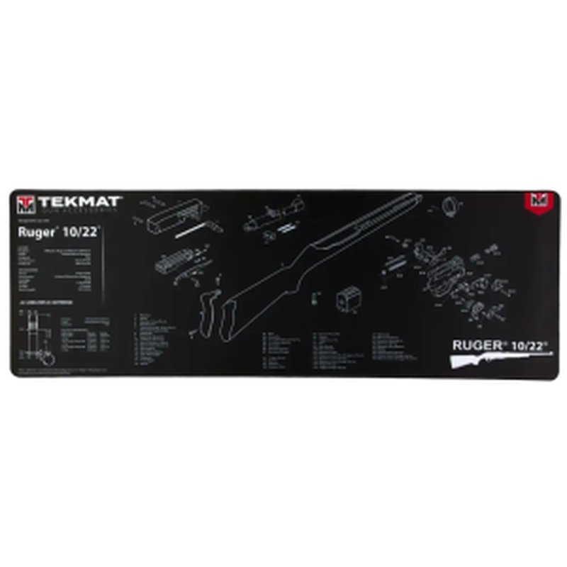 TekMat TEKR441022 Ultra Premium Cleaning Mat Ruger 10-22 Parts Diagram 15 x 44