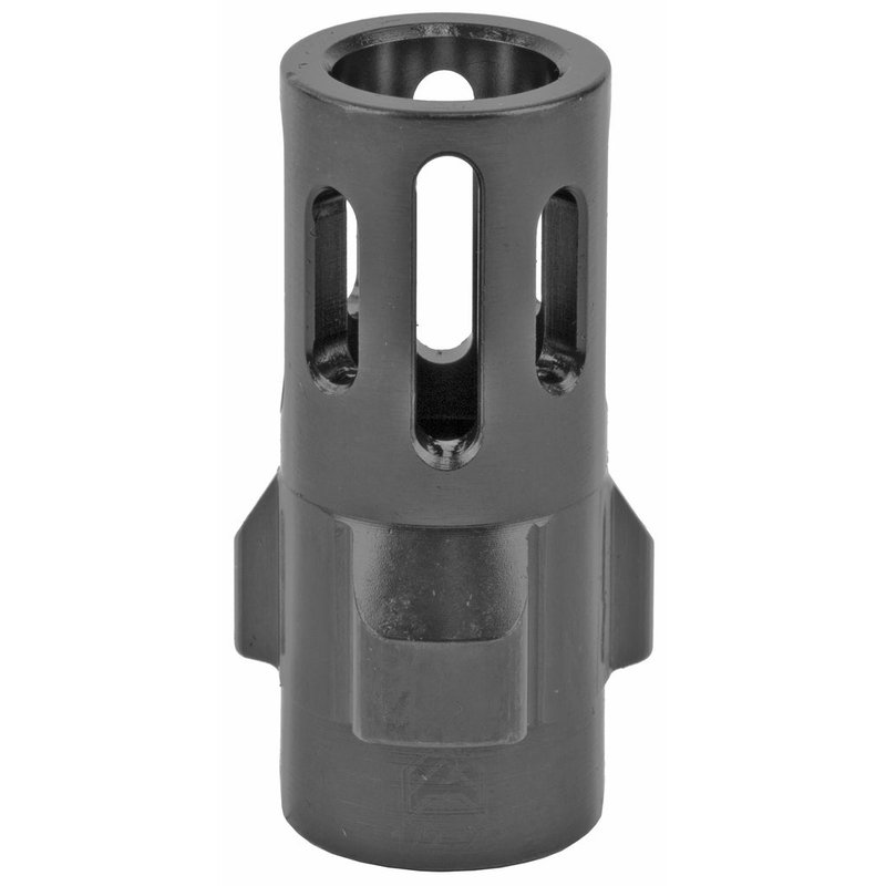 Angstadt Arms 3-Lug 9mm Flash Hider 1/2x28 Threads Black Nitride ANGAA093LHB28