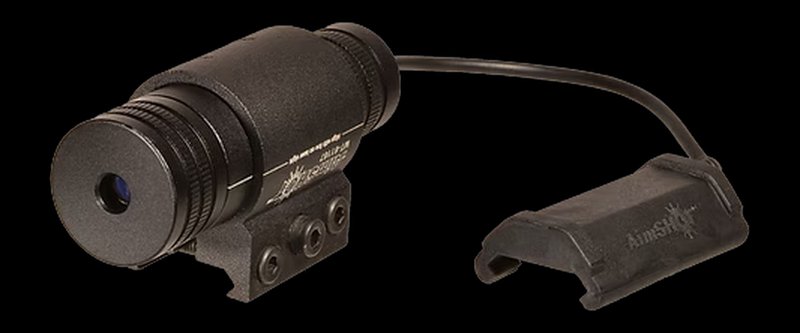 Aimshot KT6832 Rifle Red Laser Sight Rail Mount Pressure Switch Tailcap