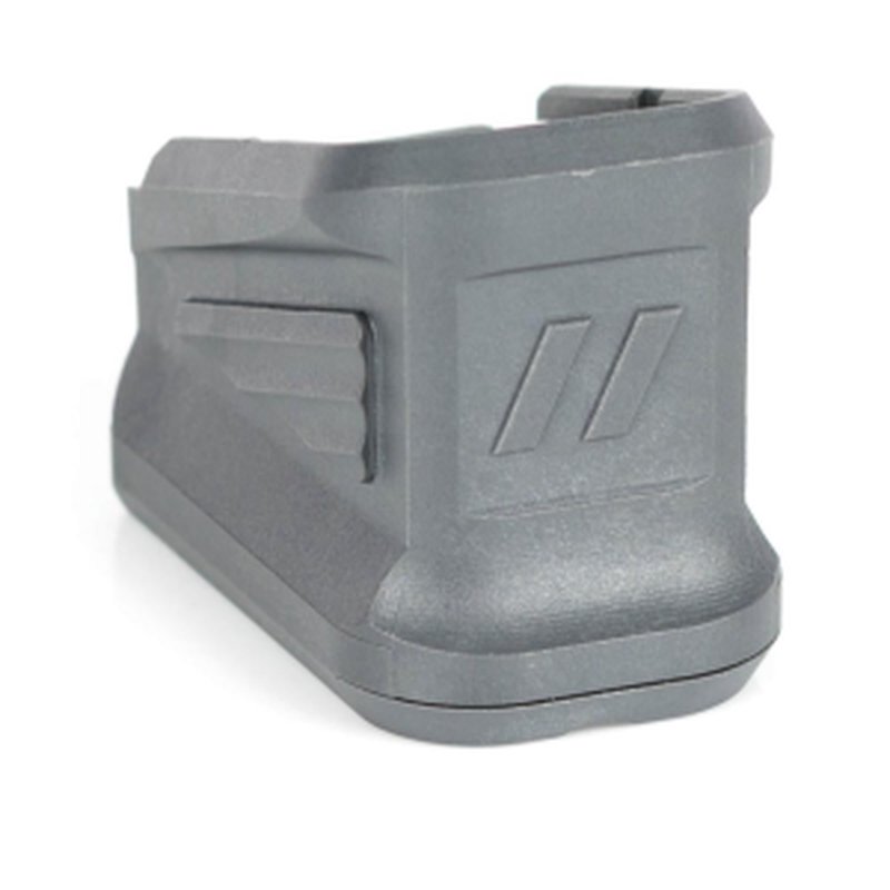 ZEV Basepad for Glock 9mm/.40 S&W 5rd extended baseplate (Grey) +5/+4