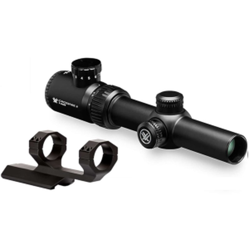Vortex Crossfire II 1-4x24mm Riflescope V-Brite with 30mm Cantilever CM-202