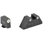 Ameriglo GL-329 Tall Suppressor Sight 3 Dot Tritium Green for Glock