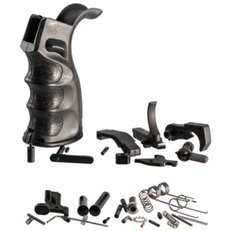 TACFIRE AR-10 Lower Parts Kit 308 Win Black PGAR-B Grip