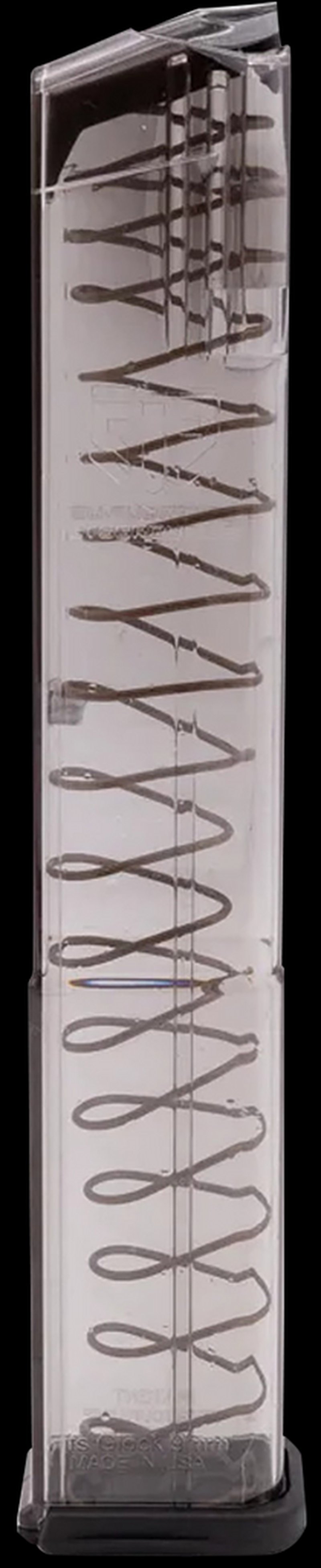 ETS Group GLK18G2 Glock 9mm 32-Round Clear Polymer Magazine Gen 2 Baseplate