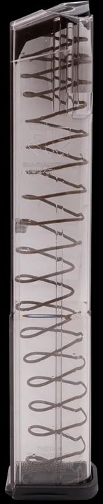 ETS Group GLK18G2 Glock 9mm 32-Round Clear Polymer Magazine Gen 2 Baseplate
