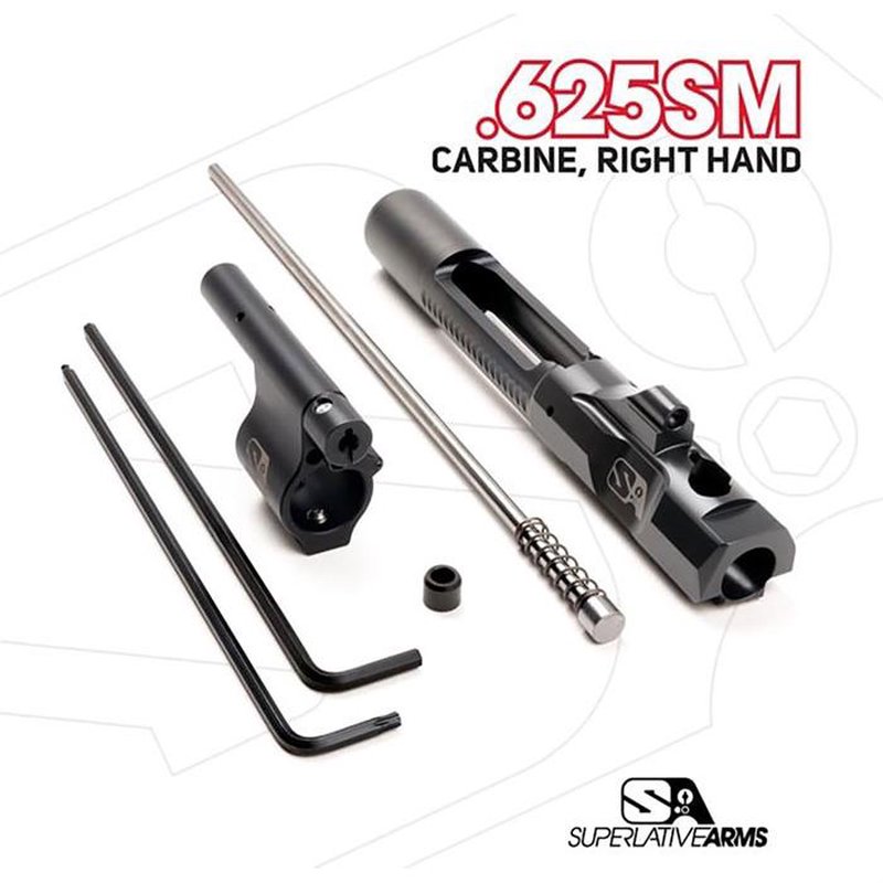Prefer 326818 name casing/format, but ensure includes 'Carbine' and 'Solid 0.625' gas block' consistent with 349786