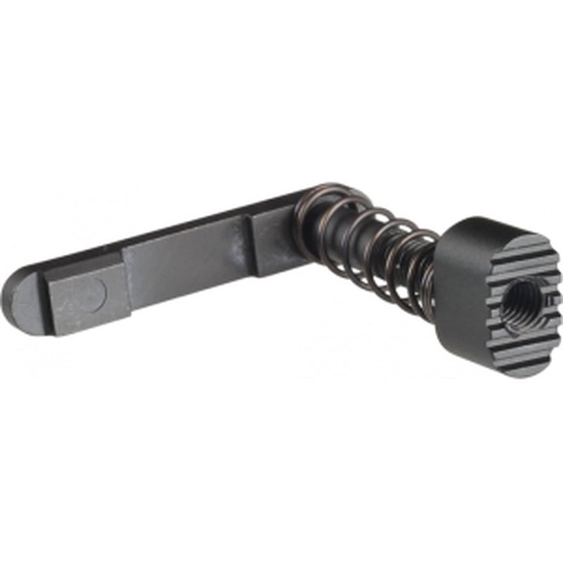 Strike Industries ARSMCBLK Magazine Catch made of Steel with 6061-T6 Aluminum Release Button & Black Finish for AR-Platform