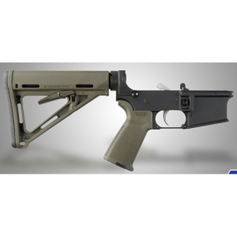 Anderson AM-15 Complete AR-15 Lower Receiver OD Green Open Trigger