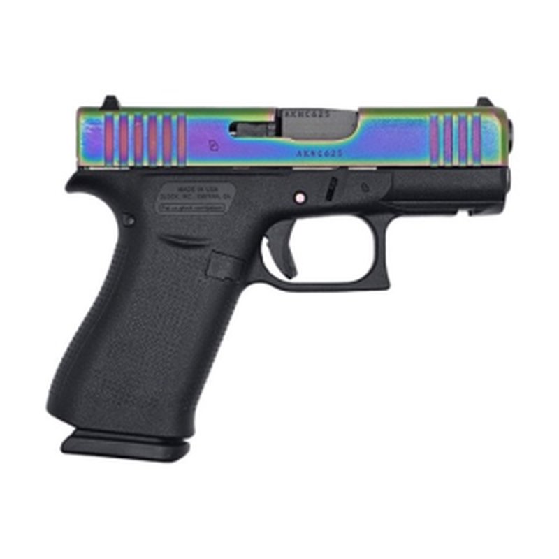 Glock G43X 9mm 3.4" Rainbow PVD Finish 10-round Magazine
