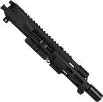 ABC RIFLE COMPANY AR-15 .223 Remington/5.56x45mm NATO Micro Pistol 5in Barrel Custom 5in Top Cut Custom M-LOK Handguard Complete Upper Receiver w/BCG And Charging Handle