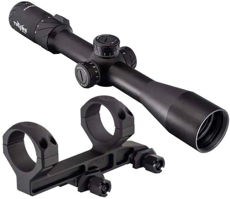 TRYBE Optics 4-16x44mm HIPO Rifle Scope 30mm Tube First Focal Plane PLR-25 MOA Reticle