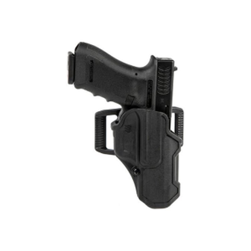 Blackhawk 410713BKR T-Series L2C right hand OWB holster fits Glock 20/21