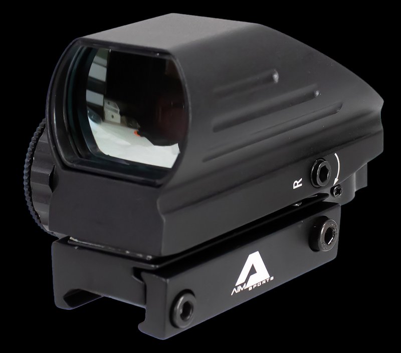 Aim Sports Classic II Reflex Sight 1x33mm Red Green 4 Reticles Picatinny Weaver RT406C