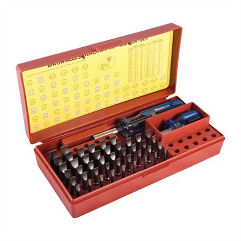 Brownells Magna-Tip 44-Bit Professional Screwdriver Set 1/4 in Drive