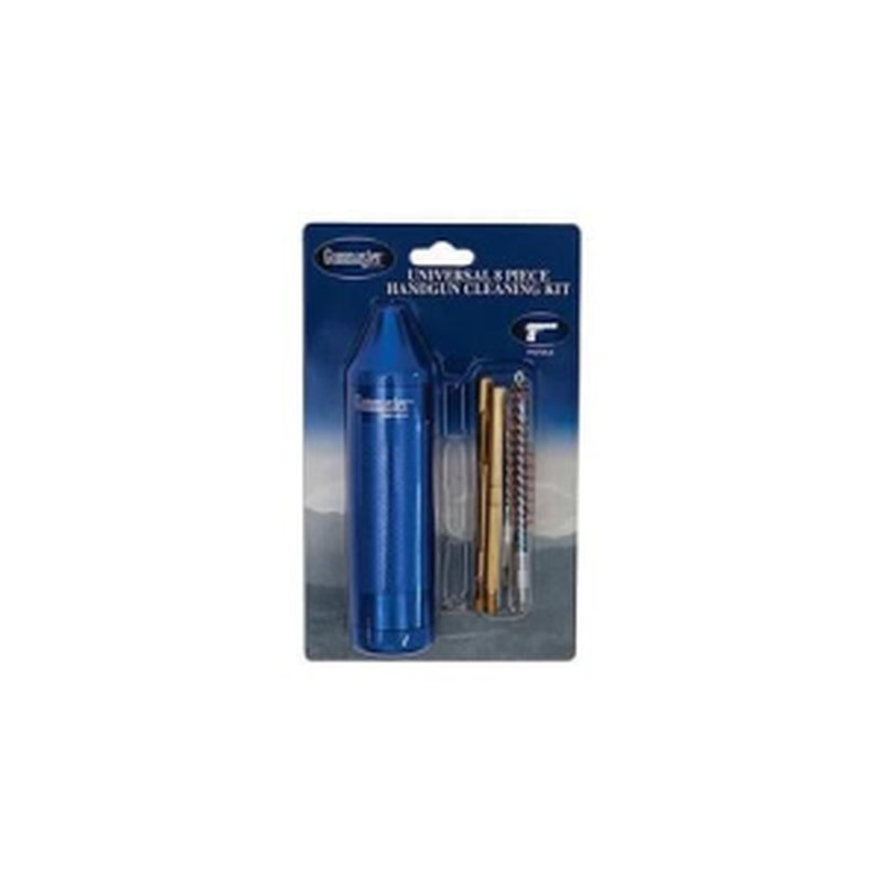 DAC Technologies GunMaster Universal 8-Piece Compact Handgun Cleaning Kit .22–.45, Model 38290