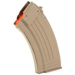 Global Ordnance GO MAG AK 10rd/20 Steel 7.62x39 FDE Magazine
