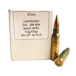 Igman .308 Winchester HPBT 175 Grain Ammo Box of 20