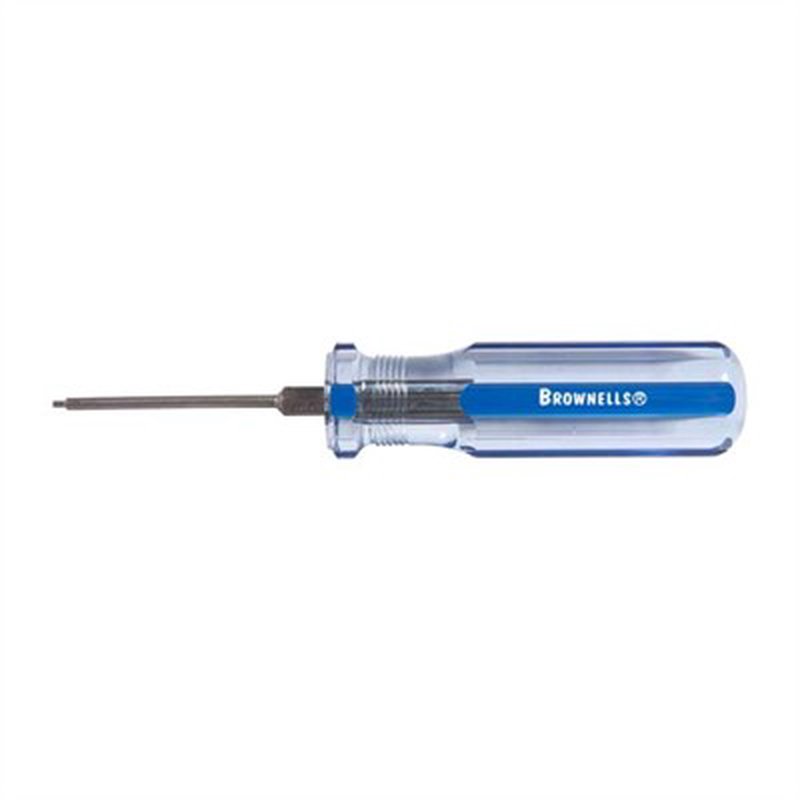 Brownells Allen Head Fixed-Blade Screwdriver Set (One-Piece Hardened Steel)