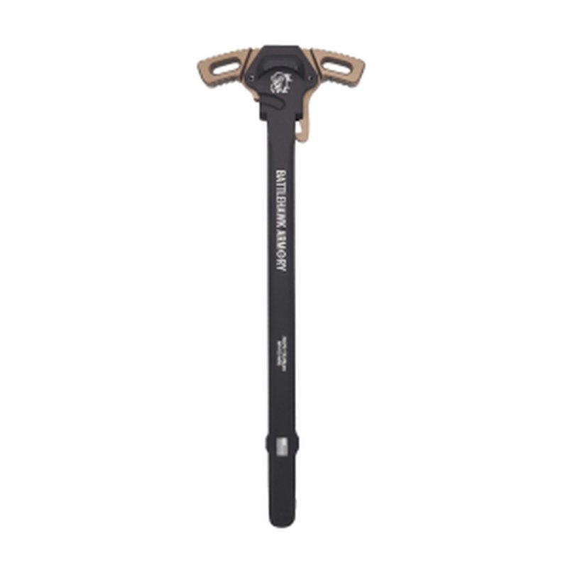 BHA Precision AR-15 WarHammer Mod2 FDE Micro Lever Ambi Black Charging Handle