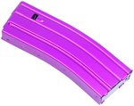 Guntec USA AR-15 Magazine 30-Round 5.56 NATO Anodized Purple Anti-Tilt Follower