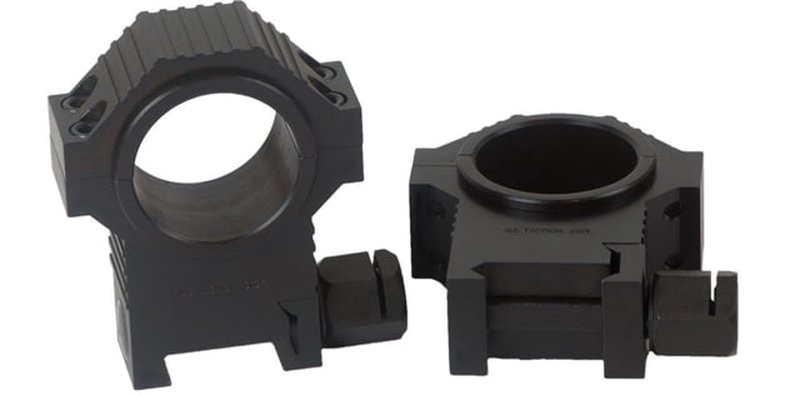 Kensight USTS Steel Scope Rings 1.270in High 30mm Picatinny Black